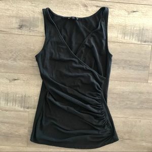 Express Everyday Black V-Cut Tank
